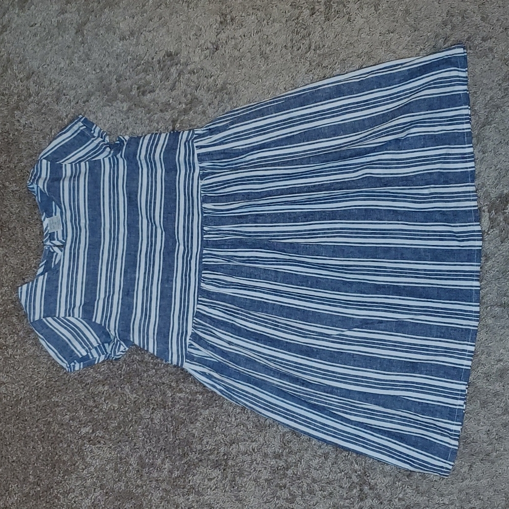 Girls Peyton & Parker Linen Dress